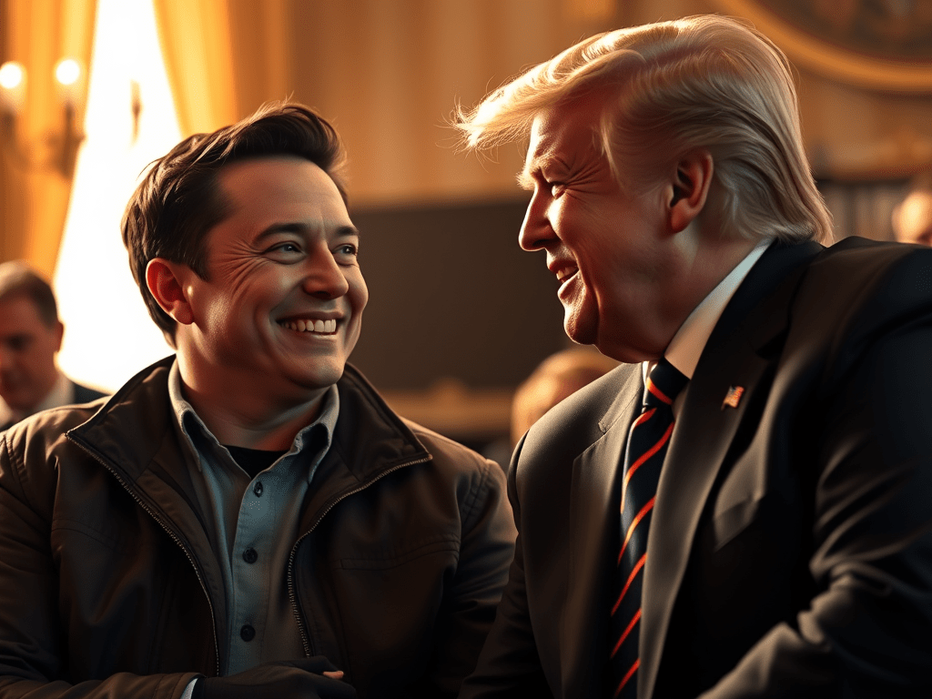 트럼프, 일론 머스크를 '좋은 사람' 이라고 언급하다