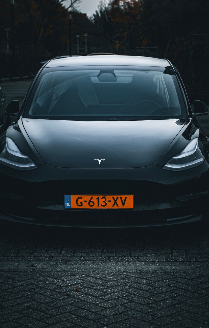 black tesla model y